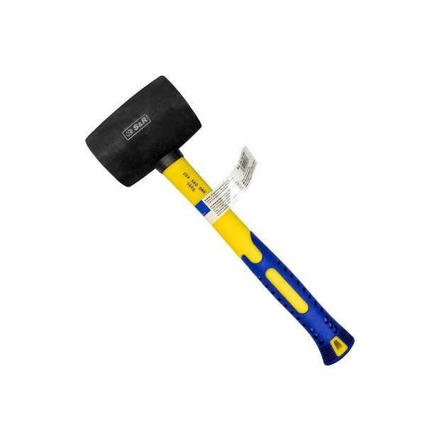 Резиновый молоток S&R 65мм, 680г, черный, фото  | SNABZHENIE.com.ua