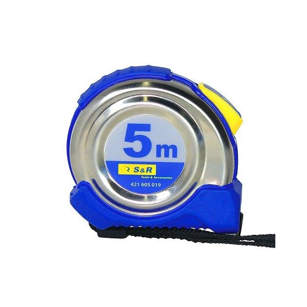 Рулетка S&R 5м Ferro, фото  | SNABZHENIE.com.ua