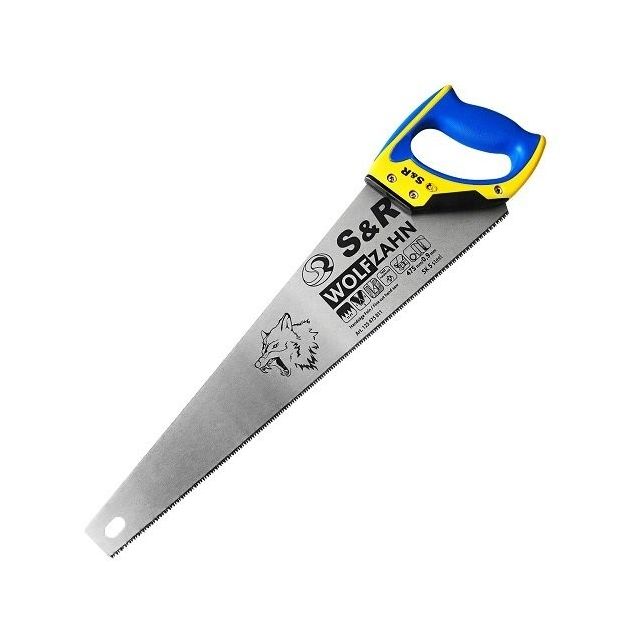 Ножовка по дереву S&R, 475 мм, 11 зубьев/дюйм, фото  | SNABZHENIE.com.ua