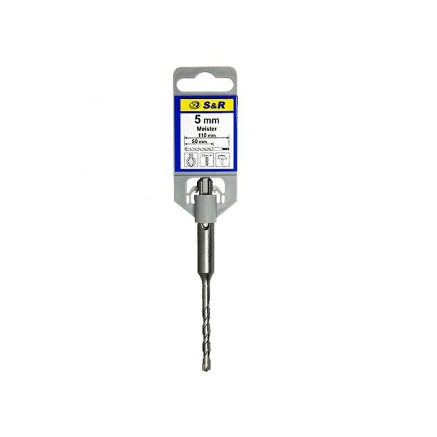 Бур S&R Meister SDS-plus 5,0х50х110 мм, фото  | SNABZHENIE.com.ua