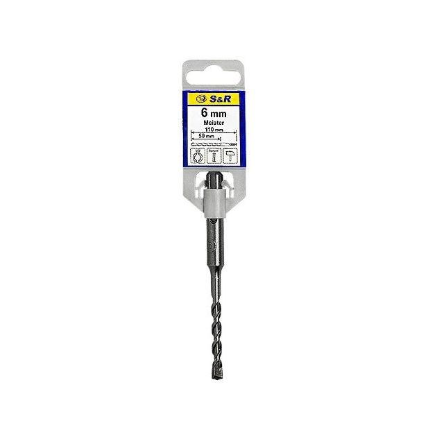 Бур S&R Meister 6,0 мм, длина 110 мм, фото  | SNABZHENIE.com.ua