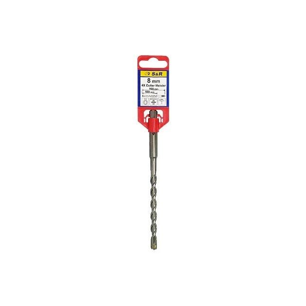 Бур S&R 4X Cutter Meister 8x100/160 для армированного бетона, фото  | SNABZHENIE.com.ua