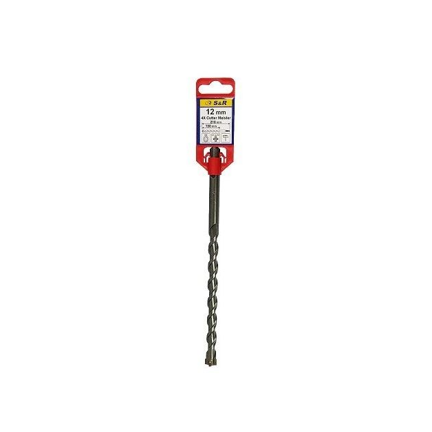 Бур S&R 4X Cutter Meister 12х150/210 для армированного бетона, фото  | SNABZHENIE.com.ua