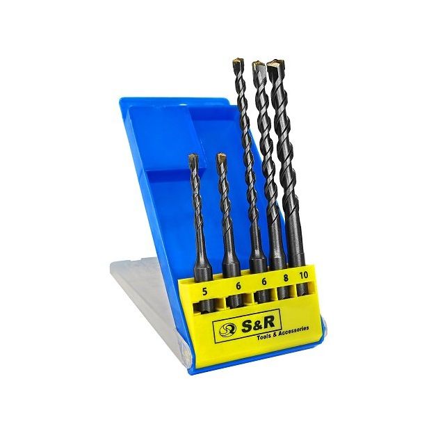 Набор буров S&R Meister SDS-plus, 5 шт., фото  | SNABZHENIE.com.ua