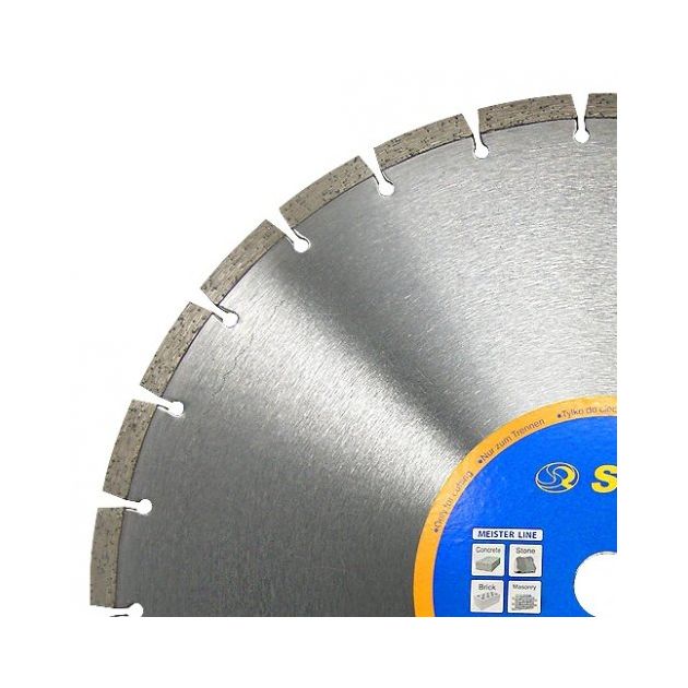 Диск отрезной алмазный S&R Meister 350 мм по бетону сегментный, фото , изображение 3 | SNABZHENIE.com.ua