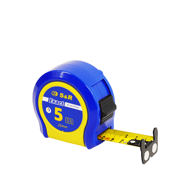 Рулетка S&R Exact 5 м х 25 мм, фото , изображение 3 | SNABZHENIE.com.ua Рулетка S&R Exact 5 м х 25 мм, фото , изображение 3 | SNABZHENIE.com.ua