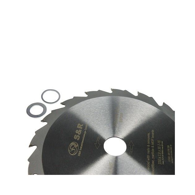 Диск пильний S&R Meister Power Cut 230x30(20/25,4)x2,8 мм, фото , зображення 3 | SNABZHENIE.com.ua Диск пильний S&R Meister Power Cut 230x30(20/25,4)x2,8 мм, фото , зображення 3 | SNABZHENIE.com.ua