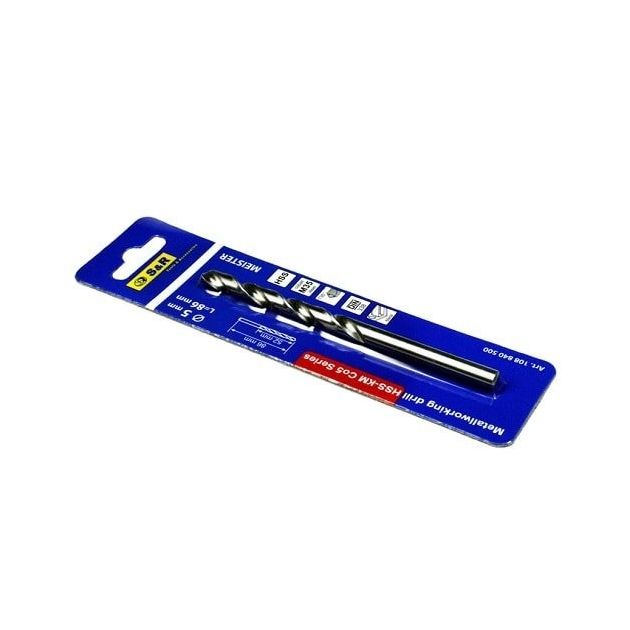 Сверло по металлу S&R Meister HSS 5.0x52x86 мм, фото , изображение 2 | SNABZHENIE.com.ua Сверло по металлу S&R Meister HSS 5.0x52x86 мм, фото , изображение 2 | SNABZHENIE.com.ua