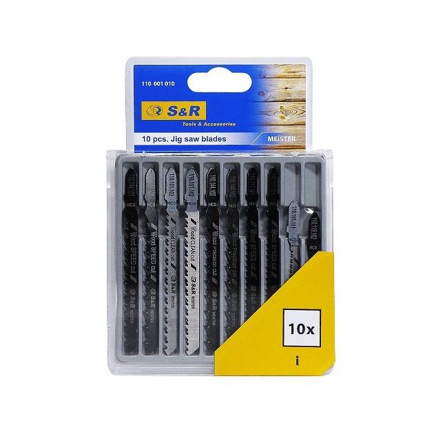 Набор пилок S&R Meister 10 шт. для работы по дереву, фото  | SNABZHENIE.com.ua