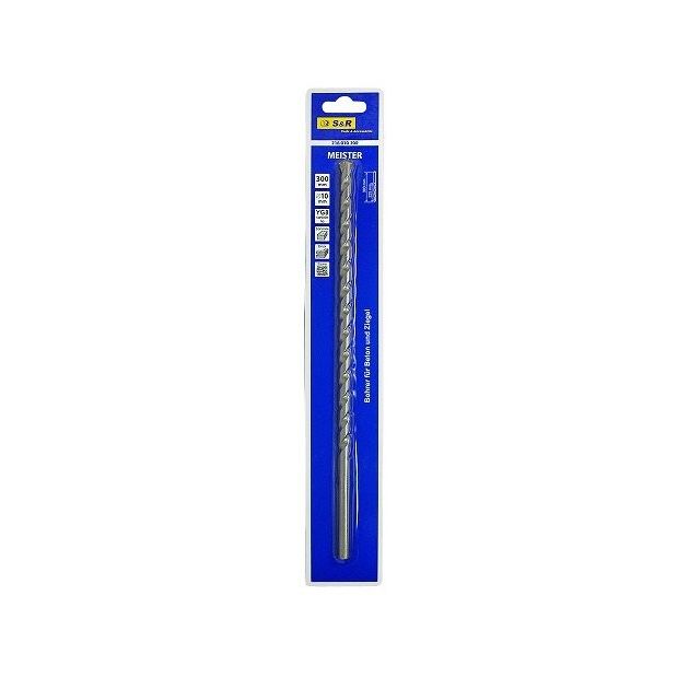 Сверло по бетону S&R Meister 10x300 мм, фото  | SNABZHENIE.com.ua
