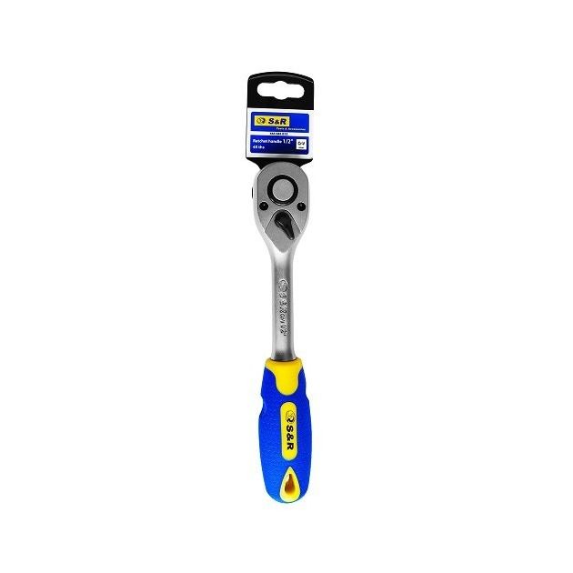 Ключ-трещетка S&R 1/4” 45 зубьев с реверсом, фото  | SNABZHENIE.com.ua