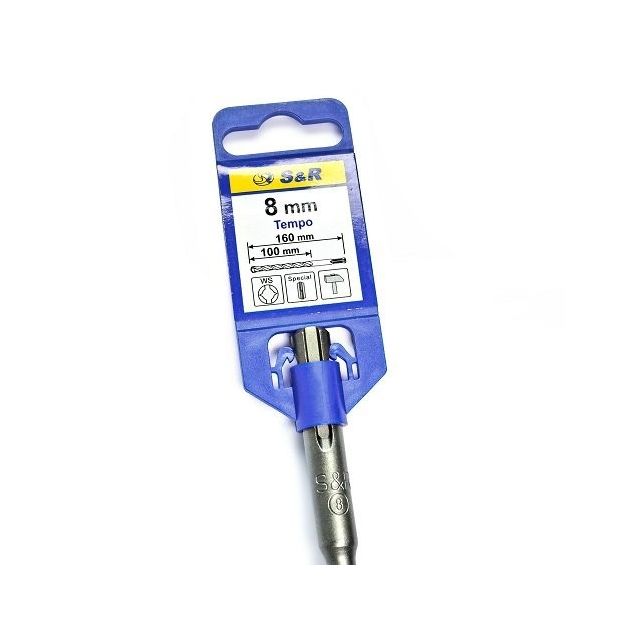 Бур S&R Tempo 8,0x100/160 мм, фото , изображение 4 | SNABZHENIE.com.ua