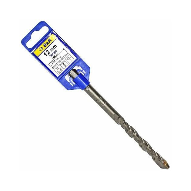 Бур S&R Tempo 12,0x100 мм, длина 160 мм, фото  | SNABZHENIE.com.ua