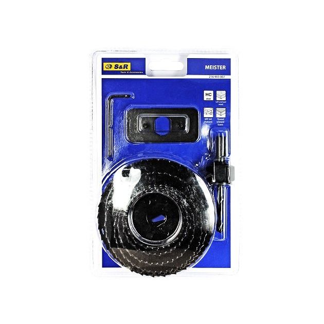 Набор кольцевых пил S&R Meister 51-102 мм для дерева, фото  | SNABZHENIE.com.ua