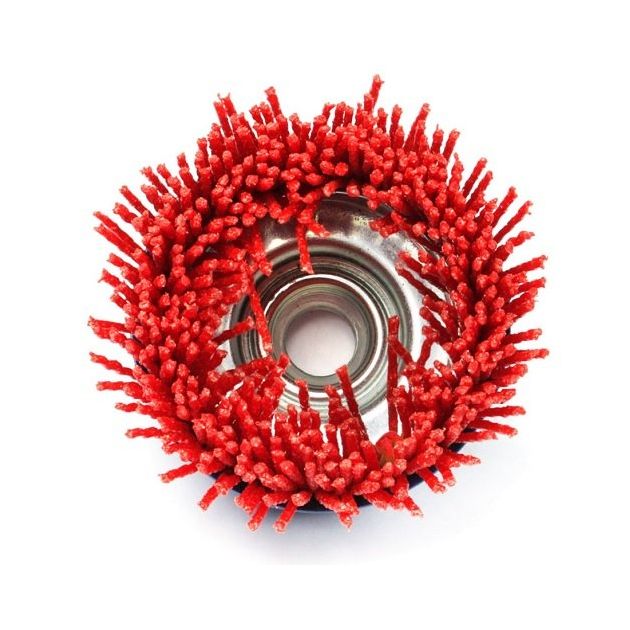 Чашечная щетка S&R 75мм нейлоновая 136860075, фото , изображение 10 | SNABZHENIE.com.ua