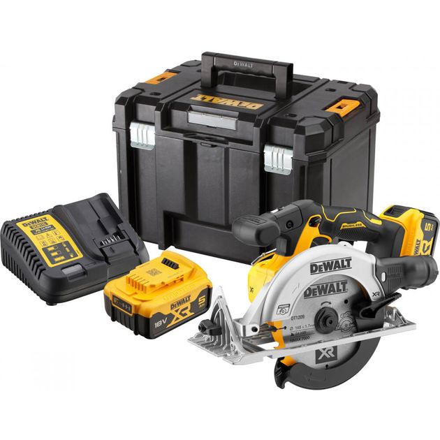 Пила дискова акумуляторна безщіткова DeWALT DCS565P2, фото  | SNABZHENIE.com.ua