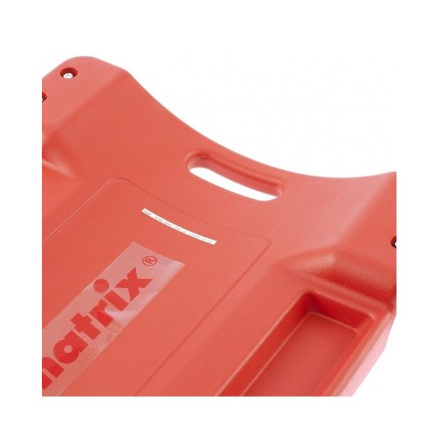 Лежак ремонтний на шести колесах, 1000 х 475 х 128 мм, пластиковий Matrix, фото , зображення 3 | SNABZHENIE.com.ua