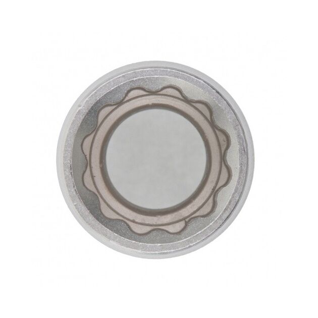 Головка торцевая 15 мм, 12-гранная, CrV, 1/2", хромированная, фото , изображение 2 | SNABZHENIE.com.ua