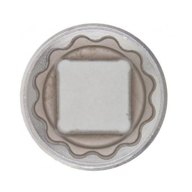 Головка торцева, 24 мм, дванадцятигранна, CrV, під квадрат 1/2, хромована Matrix Master, фото , зображення 2 | SNABZHENIE.com.ua