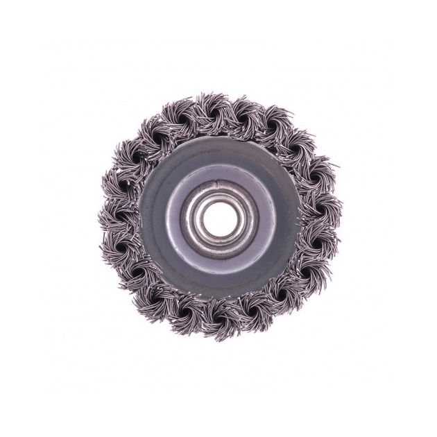 Щітка для УШМ Heavy Duty, 80 мм, М14, чашка, крута проволока 0,5 мм Matrix, фото , зображення 2 | SNABZHENIE.com.ua Щітка для УШМ Heavy Duty, 80 мм, М14, чашка, крута проволока 0,5 мм Matrix, фото , зображення 2 | SNABZHENIE.com.ua