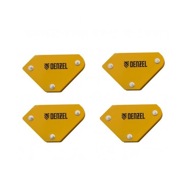 Набір з 4 магнітних фіксаторів для зварювальних робіт Denzel, фото , зображення 3 | SNABZHENIE.com.ua