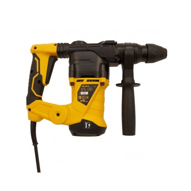 Перфоратор електричний RHV-1250-30, SDS-plus, 1250 Вт, 5 Дж, 3 плюс 1 режим Denzel, фото , зображення 4 | SNABZHENIE.com.ua