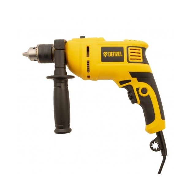 Дрель ударная Denzel ID-650, 650 Вт, 0-3000 об/мин, 48000 уд/мин, фото , изображение 3 | SNABZHENIE.com.ua