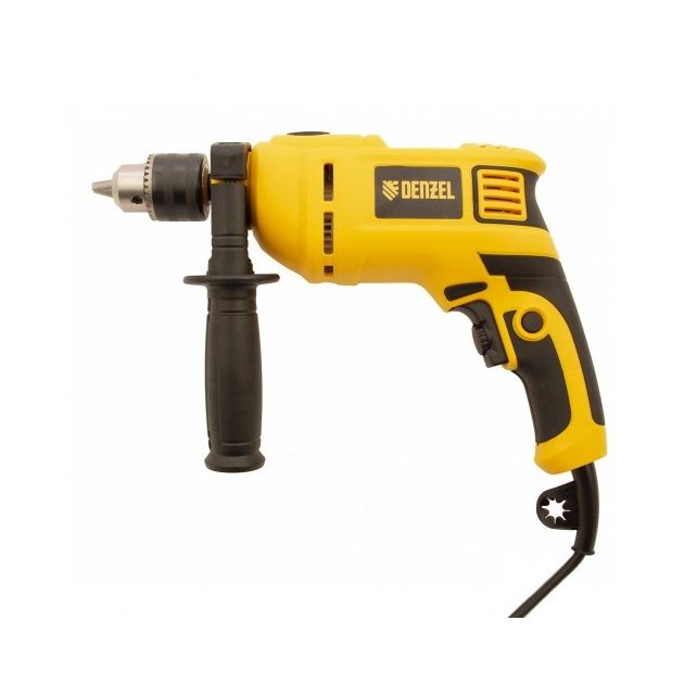 Ударная дрель Denzel ID-750, 750 Вт, 0-3000 об/мин, 48000 уд/мин, фото , изображение 3 | SNABZHENIE.com.ua