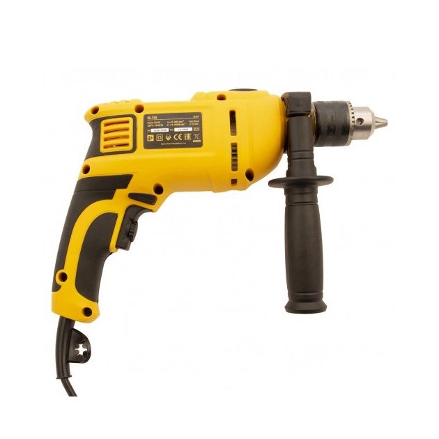 Ударная дрель Denzel ID-750, 750 Вт, 0-3000 об/мин, 48000 уд/мин, фото , изображение 4 | SNABZHENIE.com.ua