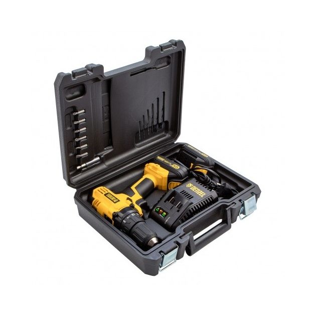 Дрель-шуруповерт акумуляторна CDL-IB-12-02, Li-Ion, 12 В, 1,5 А*ч, 2 акумулятори Denzel, фото , зображення 7 | SNABZHENIE.com.ua