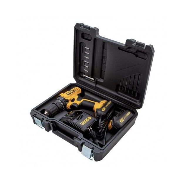 Дрель-шуруповерт акумуляторна CDL-IB-12-02, Li-Ion, 12 В, 1,5 А*ч, 2 акумулятори Denzel, фото , зображення 8 | SNABZHENIE.com.ua