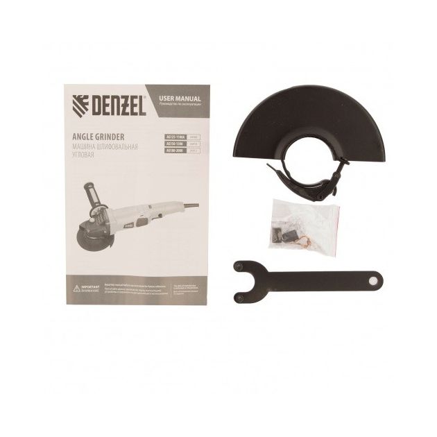 Угловая шлифмашина Denzel AG125-1100A, 1100 Вт, 125 мм, 3000-11000 об/мин, фото , изображение 10 | SNABZHENIE.com.ua