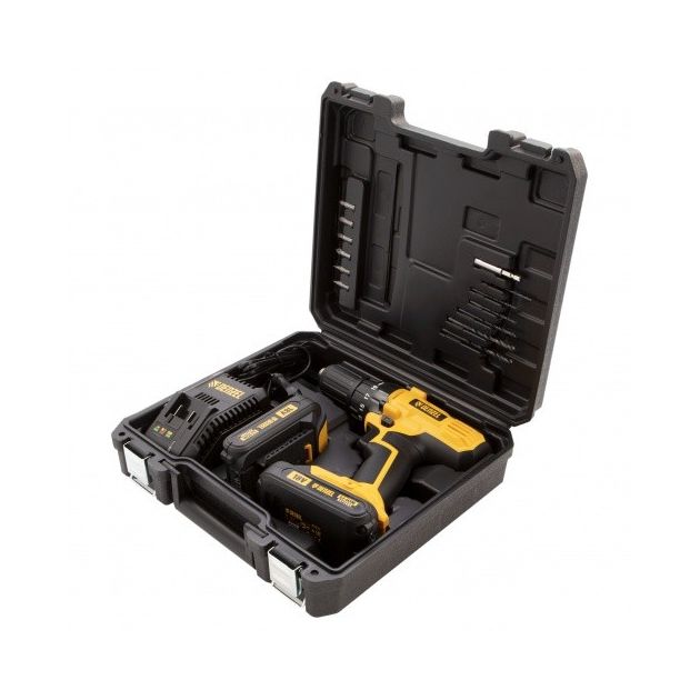 Дрель-шуруповерт акумуляторна CDL-IB-18-02, Li-Ion, 18 В, 1,5 А*г, 2 акумулятори Denzel, фото , зображення 10 | SNABZHENIE.com.ua