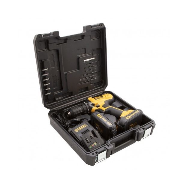 Дрель-шуруповерт акумуляторна CDL-IB-18-02, Li-Ion, 18 В, 1,5 А*г, 2 акумулятори Denzel, фото , зображення 11 | SNABZHENIE.com.ua