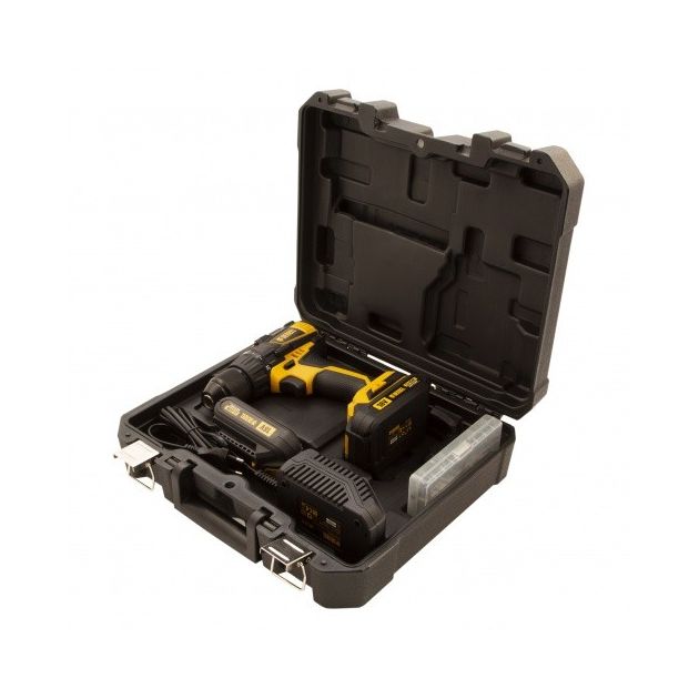 Дрель-шуруповерт акумуляторна з безщітковим двигуном BLDL-IB-18-02, Li-Ion, 18 В, 1,5 А/ч, 2 акумулятора Denzel, фото , зображення 10 | SNABZHENIE.com.ua