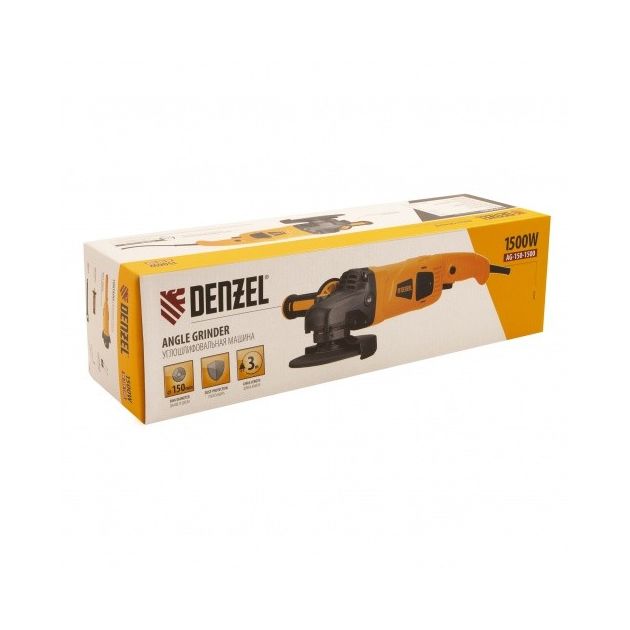 Угловая шлифовальная машина Denzel AG150-1500, 1500 Вт, 150 мм, фото , изображение 15 | SNABZHENIE.com.ua