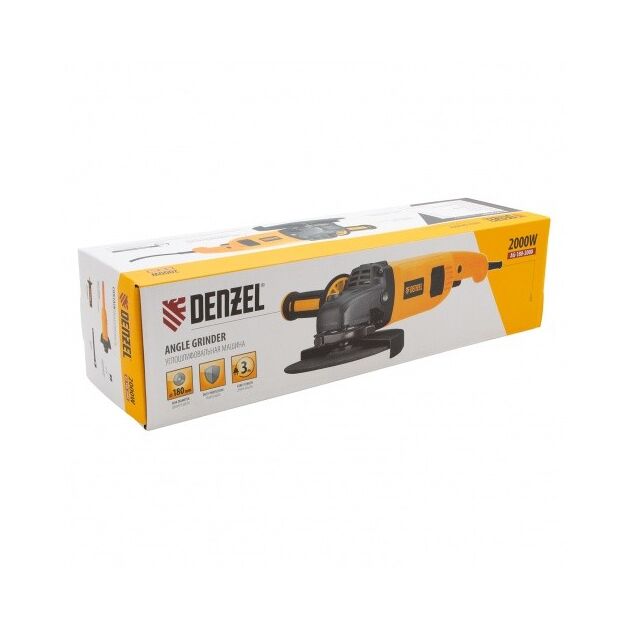 Шлифовальная угловая машина Denzel AG180, 2000 Вт, 180 мм, 8500 об/мин, фото , изображение 15 | SNABZHENIE.com.ua