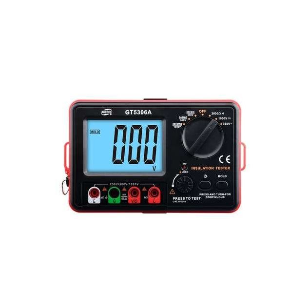 Мегаомметр BENETECH GT5306A (0-2 ГΩ) для сопротивления изоляции, фото  | SNABZHENIE.com.ua