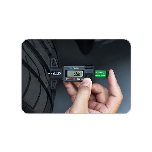 Вимірювач глибини протектора шин електронний 0-25,4мм TOPTUL JEBM0125, фото , зображення 2 | SNABZHENIE.com.ua Вимірювач глибини протектора шин електронний 0-25,4мм TOPTUL JEBM0125, фото , зображення 2 | SNABZHENIE.com.ua