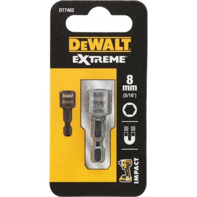 Торцевая магнитная головка Impact DeWALT DT7462, фото  | SNABZHENIE.com.ua