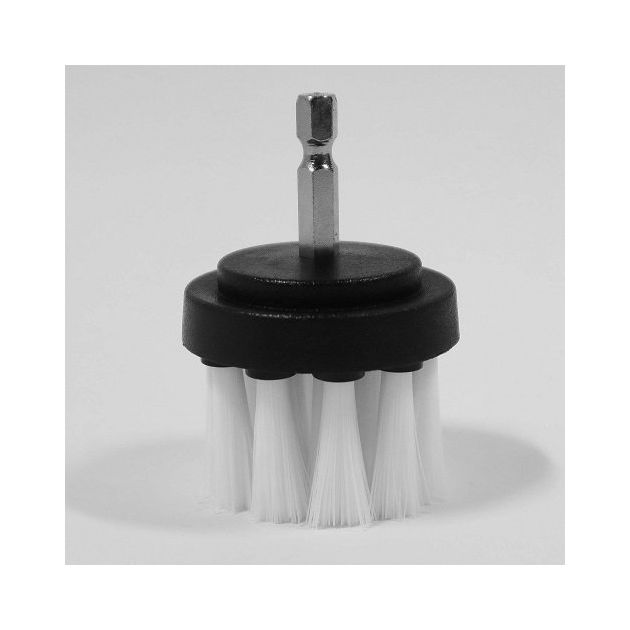 Щітка нейлонова біла S&R 51 мм пряма пряма м'яка, фото , зображення 5 | SNABZHENIE.com.ua