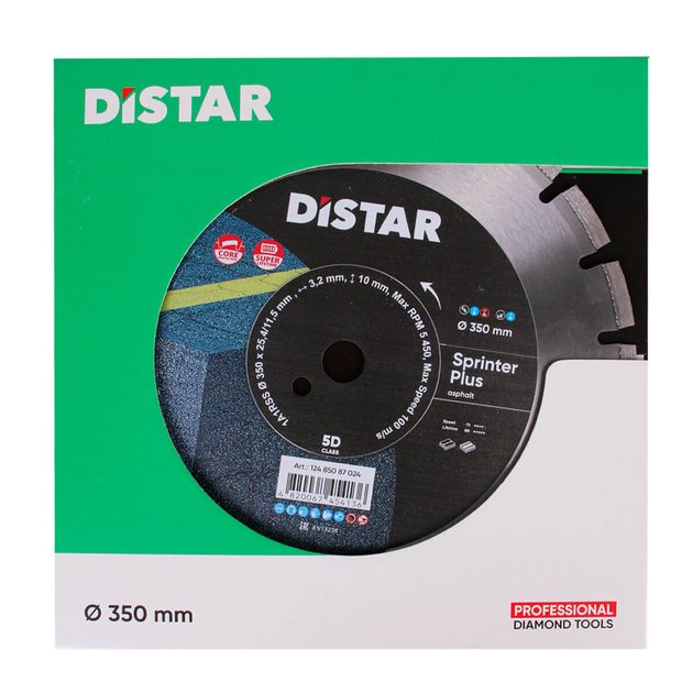 Диск алмазный сегментный DISTAR Sprinter Plus 350 x 25,4 мм, фото , изображение 7 | SNABZHENIE.com.ua