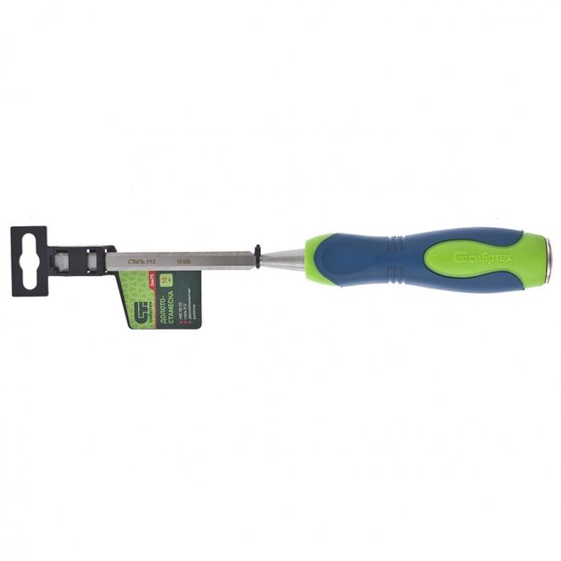 Долото-стамеска, 10 мм, двокомпонентна рукоятка Сибртех, фото , зображення 2 | SNABZHENIE.com.ua