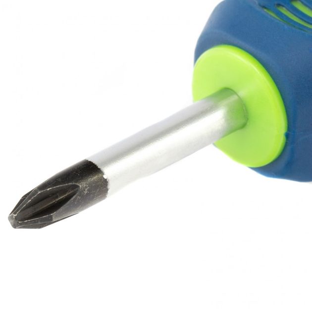 Отвертка PH2 38 мм CrV двухкомпонентная рукоятка Сибртех, фото , изображение 2 | SNABZHENIE.com.ua