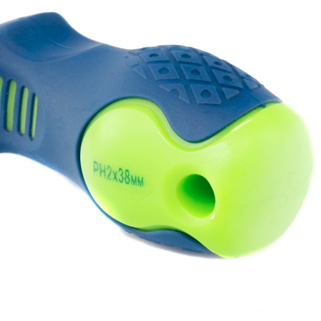 Отвертка PH2 38 мм CrV двухкомпонентная рукоятка Сибртех, фото , изображение 3 | SNABZHENIE.com.ua