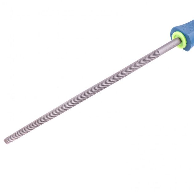 Напильник круглий, 200 мм, двокомпонентна рукоятка, №2 Сибртех, фото , зображення 2 | SNABZHENIE.com.ua Напильник круглий, 200 мм, двокомпонентна рукоятка, №2 Сибртех, фото , зображення 2 | SNABZHENIE.com.ua