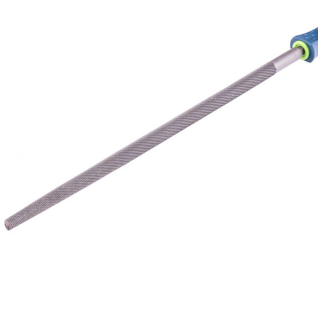 Напильник круглий, 300 мм, двокомпонентна рукоятка, №2 Сибртех, фото , зображення 2 | SNABZHENIE.com.ua Напильник круглий, 300 мм, двокомпонентна рукоятка, №2 Сибртех, фото , зображення 2 | SNABZHENIE.com.ua