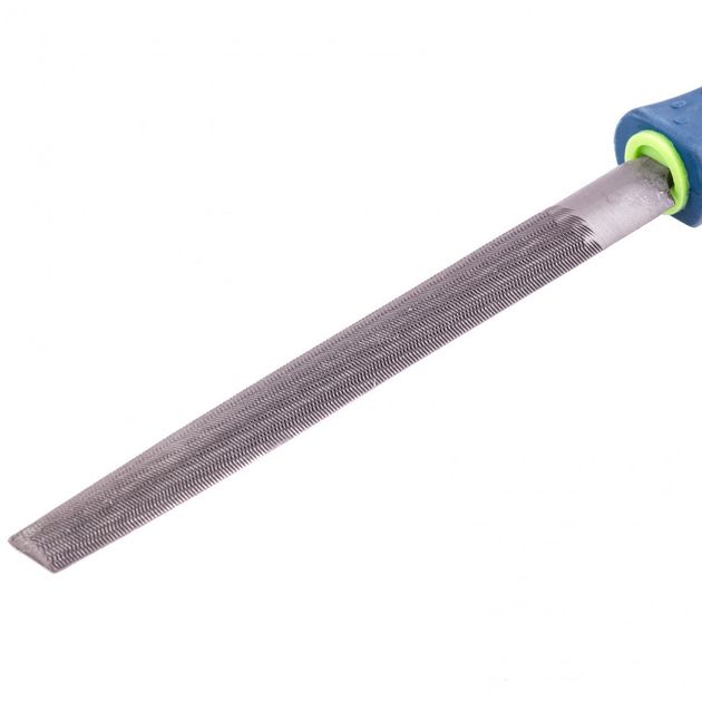 Напильник полукруглий 150 мм з двокомпонентною рукояткою №2 Сибртех, фото , зображення 2 | SNABZHENIE.com.ua Напильник полукруглий 150 мм з двокомпонентною рукояткою №2 Сибртех, фото , зображення 2 | SNABZHENIE.com.ua