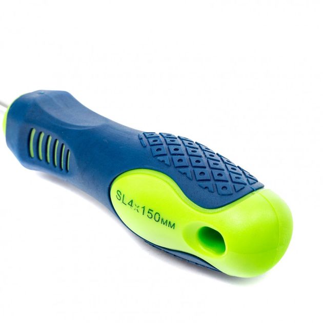 Отвертка SL4, 150 мм, CrV, двухкомпонентная рукоятка Сибртех, фото , изображение 3 | SNABZHENIE.com.ua