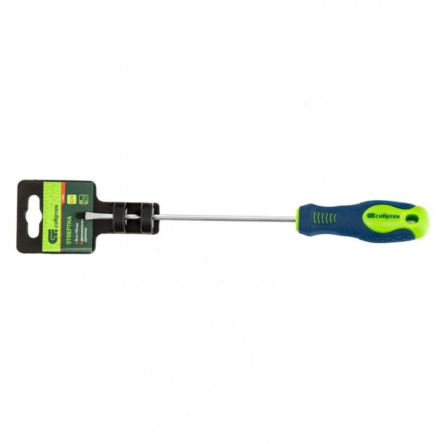 Отвертка SL4, 150 мм, CrV, двухкомпонентная рукоятка Сибртех, фото , изображение 4 | SNABZHENIE.com.ua